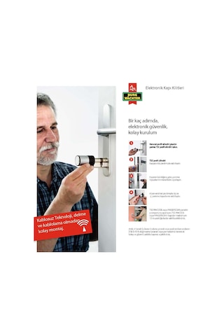 Şifreli Kapı Kilidi Herçeşit Daire Çelik Kapısına Uyumludur.