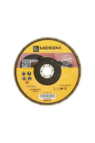Meşem Metal Ahşap Flap Disk Zımpara 60 Kum 115X22 Mm
