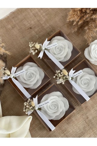 Bernami Mum Pinterest 10 Adet Süslenmiş Kutuda Gül Mum. Düğün Nişan Söz Yeni Doğan Mevlik Hediyelik Diğer