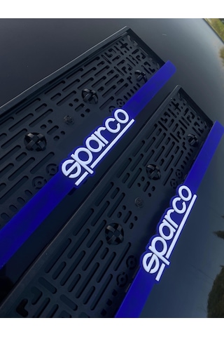 Sparco Plakalık 2'li Oto Araba Aksesuar 2 Adet Plakalık Universal
