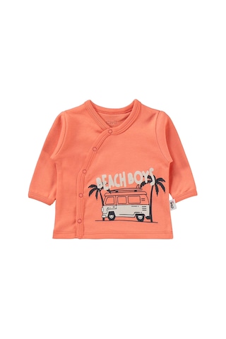 Civil Baby Beach Boys Baskılı Zıbın Takımları - Kırmızı Mercan