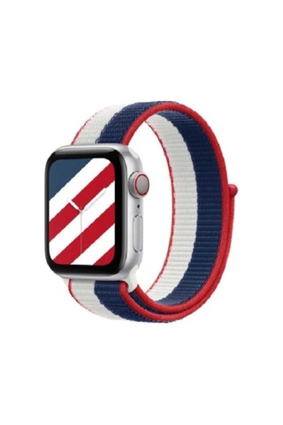 Watch Uyumlu 1-2-3-4-5-6-7-se Serisi 38mm - 40mm -41mm Uyumlu Spor Kumaş Kordon