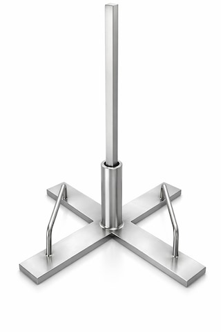Bilyesiz 304 Kalite Paslanmaz Çelik Döner Takma Aparatı - 80-100 Kg Taşıma Kapasiteli 30x30 Cm