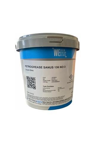 Petrofer Sanus 136 Lityum Sarı Gres 900 G
