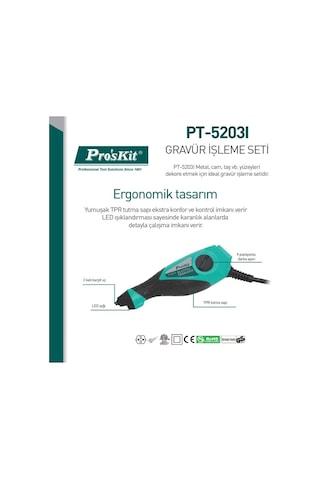 Proskit Pt-5203I Elektrikli Gravür Işleme Seti
