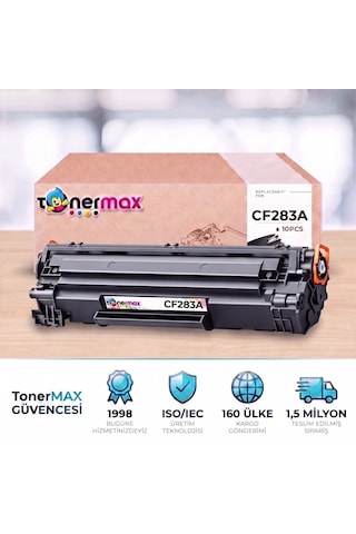 Hp Laserjet Pro M225 Uyumlu.  Toner Çipli Cf283a 10'lu 1.500 Sayfa