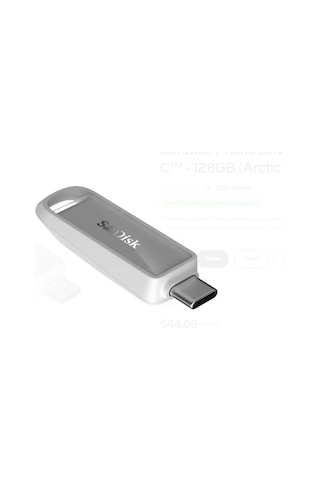 Sandisk Sdıxs0n-128g-gn6ne 128gb Phone Drive With Usb-c-128gb Arctic White Flash Bellek Kdo