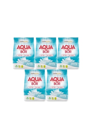Boron Aquabor Matik Toz Çamaşır Deterjanı 30kg 200 Yıkama Renkli