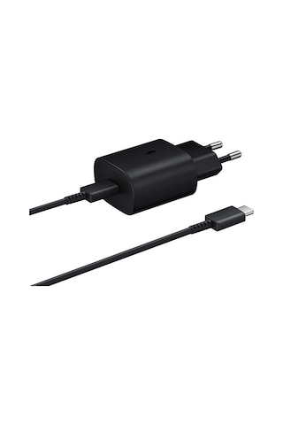 Samsung Uyumlu Galaxy Note 10 Lite Fast Charging 25W Kablolu Şarj Siyah