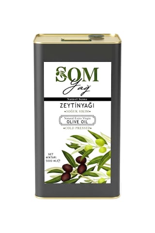 5 Litre Soğuk Sıkım Zeytinyağı
