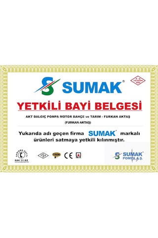 Sumak Smj150 1.5 Hp 5 Kat 10 Daire Impo Hidromatlı Hidrofor