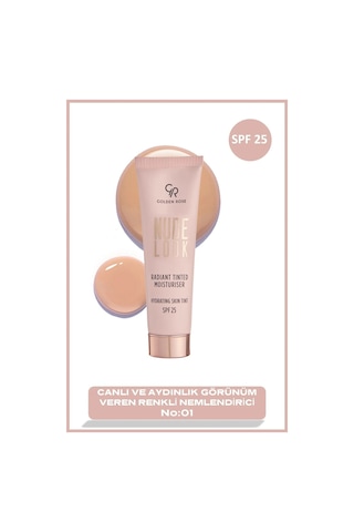 Golden Rose Nude Look Radiant Tinted Moisturiser SPF25 01 32 ML