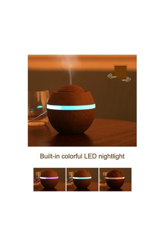 Dancemonkey Renk Değiş. Led Usb Nemlendirici & Aromaterapi Difüzörü - Ofis/ev İçin