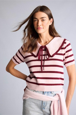 Defacto Crop Top Büyük Yaka Kazak H6636ax26sppn450 Pembe-pn450