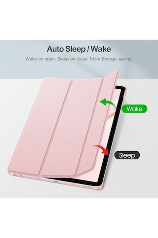 Samsung Uyumlu Galaxy S10 Fe+ Plus 13.1inç Kılıf Flip Cover Kalem Bölmeli Pc Case Kapaklı