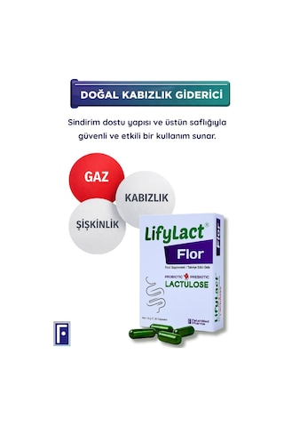 Flor Probiyotik Kapsül , Prebiyotik , Laktuloz, 3'lü Avantaj Paketi