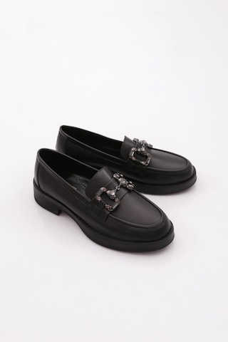 Dgn 9000 Kadın Loafer Ayakkabı Siyah