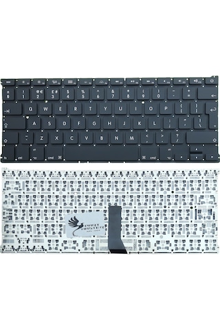 Apple Uyumlu MacBook Air 13" A1466 Z0UU1LL/A* Klavye (Büyük Enter - UK)