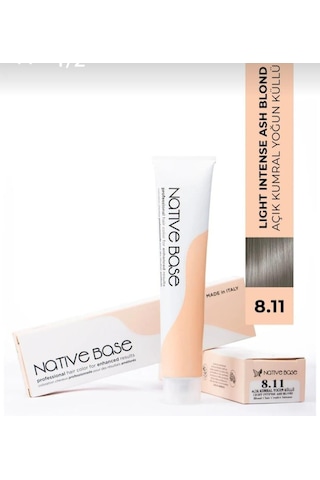 Saç Boyası 8.11 Açık Kumral Yoğun Küllü 100 Ml