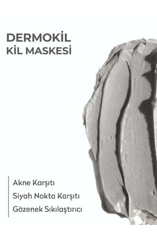 Dermokil Akne Ve Siyah Nokta Karşıtı Kil Maskesi 50 Ml X 2adet