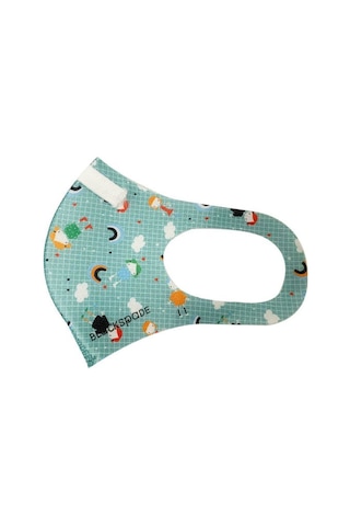 BLACKSPADE Çocuk Koruyucu Maske Mutlu Desen S1