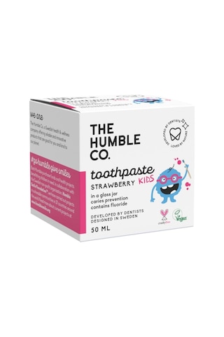 The Humble Co. Kids Strawberry Cam Kavanozda Çilek Özlü Diş Macunu 50 ML