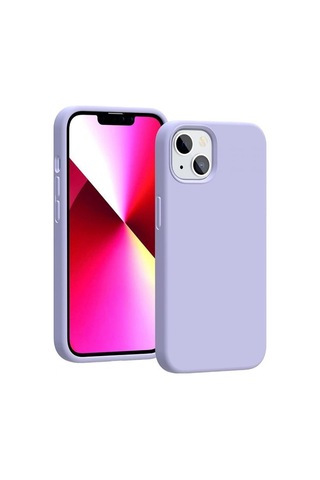 Smcaseİphone Uyumlu 13 Kılıf Liquid Lansman Wiriless Destekli Silikon Kırmızı