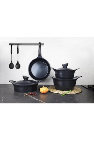 PRİMANOVA ANTHONY ALÜMİNYUM KIZARTMA TAVASI 28CM  SİYAH