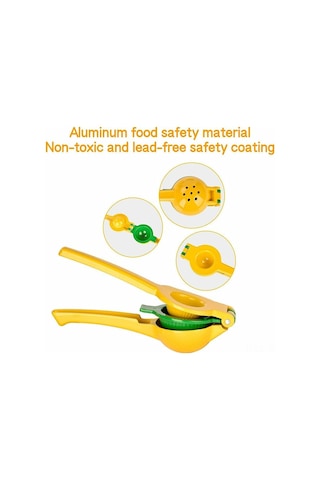 Yaozixa Alüminyum El Juicer, 2'li Farklı Boyutlu Kase, Limon Portakal Meyve Suyu Squeeze, Lavabo Güvenli, Hızlı Kullanim, Mutfak Restoran Bar Uygun