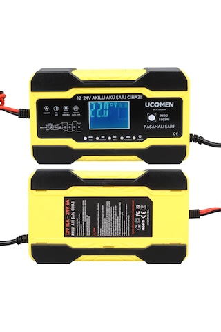 Akü Şarj Aleti 12v 24v Kuru Jel Akü Şarj Aleti