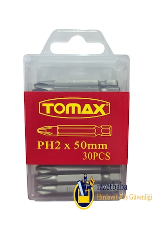 Tomax Ph2 X 50 Mm Bits Uç 30 Adet