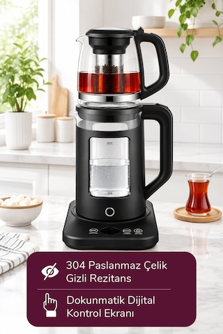 Masterchef MC-468 1.8 L Dijital Çay Makinesi