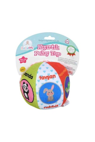 Babycim Peluş Çıngıraklı Top 12 CM
