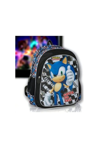 Sonic İlkokul Çantası 3 Lü Set Çok Renkli