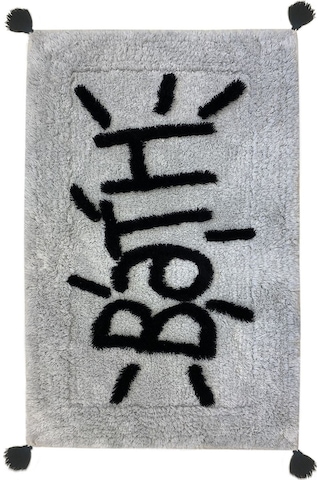 Spazio Füme 60x100 Cm Cotton Püsküllü Banyo Paspası Bpmk Renkli