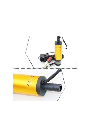 Pazly Drimore Altın 12v/24v Dc Yağ Pompası, Alüminyum Kabuk, Rv, Otomobil, Dizel Su Taşımacılığı, Kablo Adaptörler