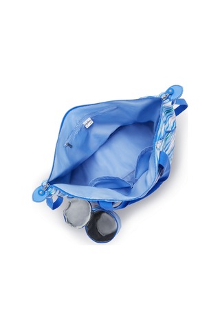 Kıplıng Art M Baby Bag Bebek Çantası Alt Değiştirme Şilteli,biberon Ve Emzik Tutuculu Desenli Dıluted Blue Mavi