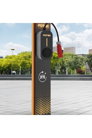 Fotec Visio Go E Ac Tri 22 Kw T2 Soketli Elektrikli Araç Şarj İstasyonu