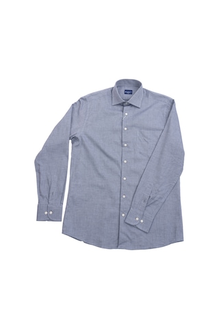 Giant Minimalist Uzun Kol Regular Fit Erkek Gömleği - Günlük & İş Siyah