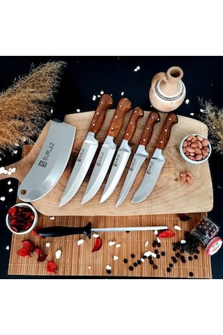 Sürmene Bıçak Seti Sürlaz Pratik Mutfak Bıçak Seti