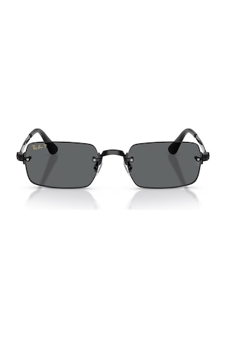Ray-ban Rb 3928 00281 54 A Ap Rocky Unisex Polarize Dikdörtgen Siyah Metal Güneş Gözlüğü Siyah