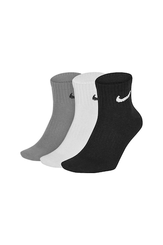 Nike Sx7677-901 Nk Everyday Ltwt Ankle 3Pr Unisex Çorap Nike Sx7677-901 Nk Everyday Ltwt Ankle 3Pr Unisex Çorap