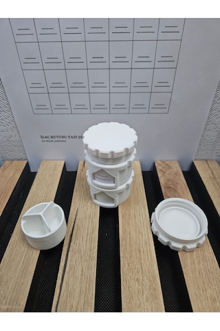 Portatif İlaç Kutusu Beyaz