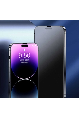 Goocamp iPhone 14 Pro Max Uyumlu Davin Mat Seramik Ekran Koruyucu