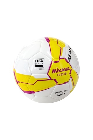 Mikasa FT553B-YP No5 Sentetik Deri Hibrit Futbol Topu