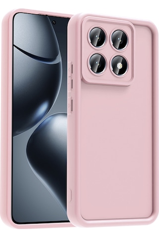 Ariatech 14t Kılıf Kamera Korumalı Ananas Kapak - Pembe Pembe