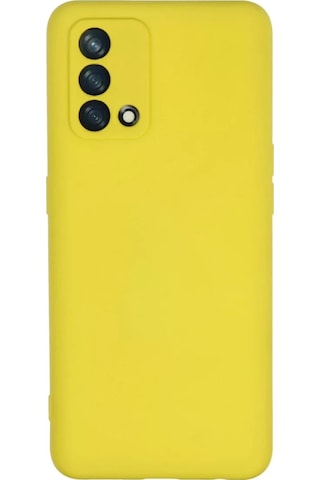 A74 4g Kılıf Nano İçi Kadife Silikon - Sarı