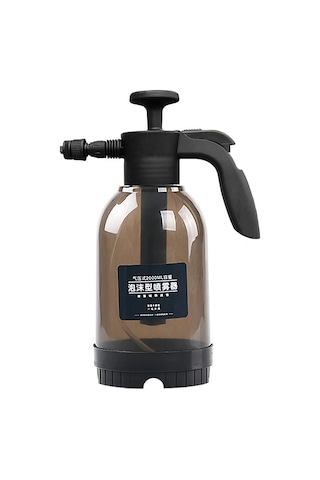 Maiyame 2l Plastik El Spritli Spreyci: Köpük Ve Su Sprey Nozüllü, Araba Yıkama Bahçe Sulama İçin Gri