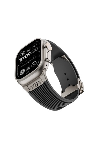 Apple Uyumlu Watch Ultra 49mm Zore Krd-113 Spor Görünümlü Silikon Kordon