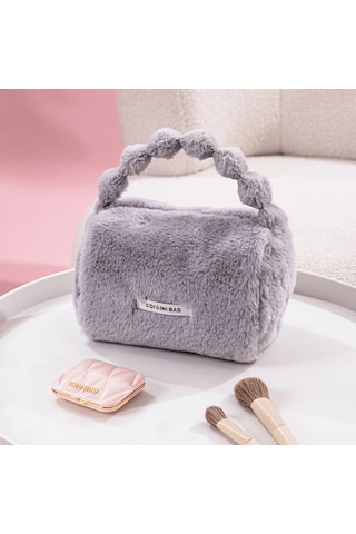 Dekohop Peluş Makyaj Çantası